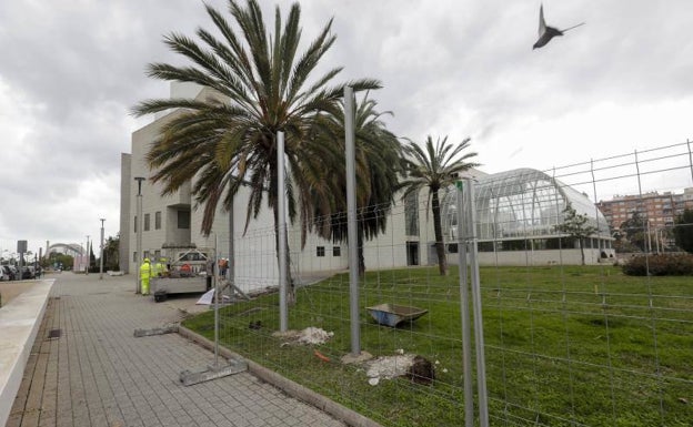 El exterior del Palau de la Música. 