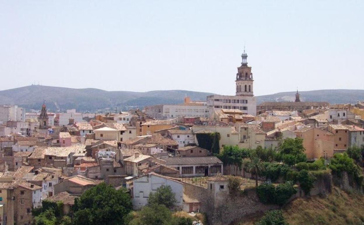 Vista general del barrio de la Vila de Ontinyent. 