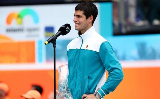 ¿En qué puesto queda Carlos Alcaraz en el ranking ATP tras ganar en Miami?