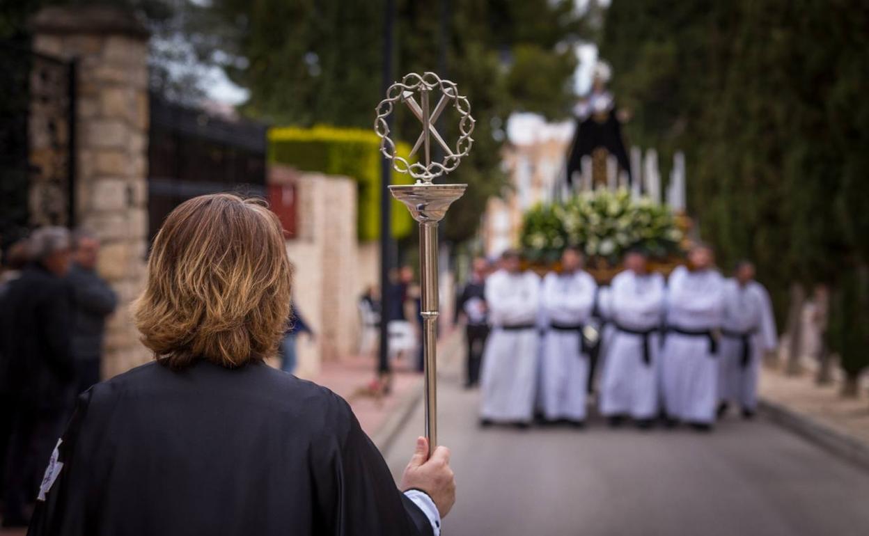 Imagen de archivo de la celebración de Semana Santa en Pego. 