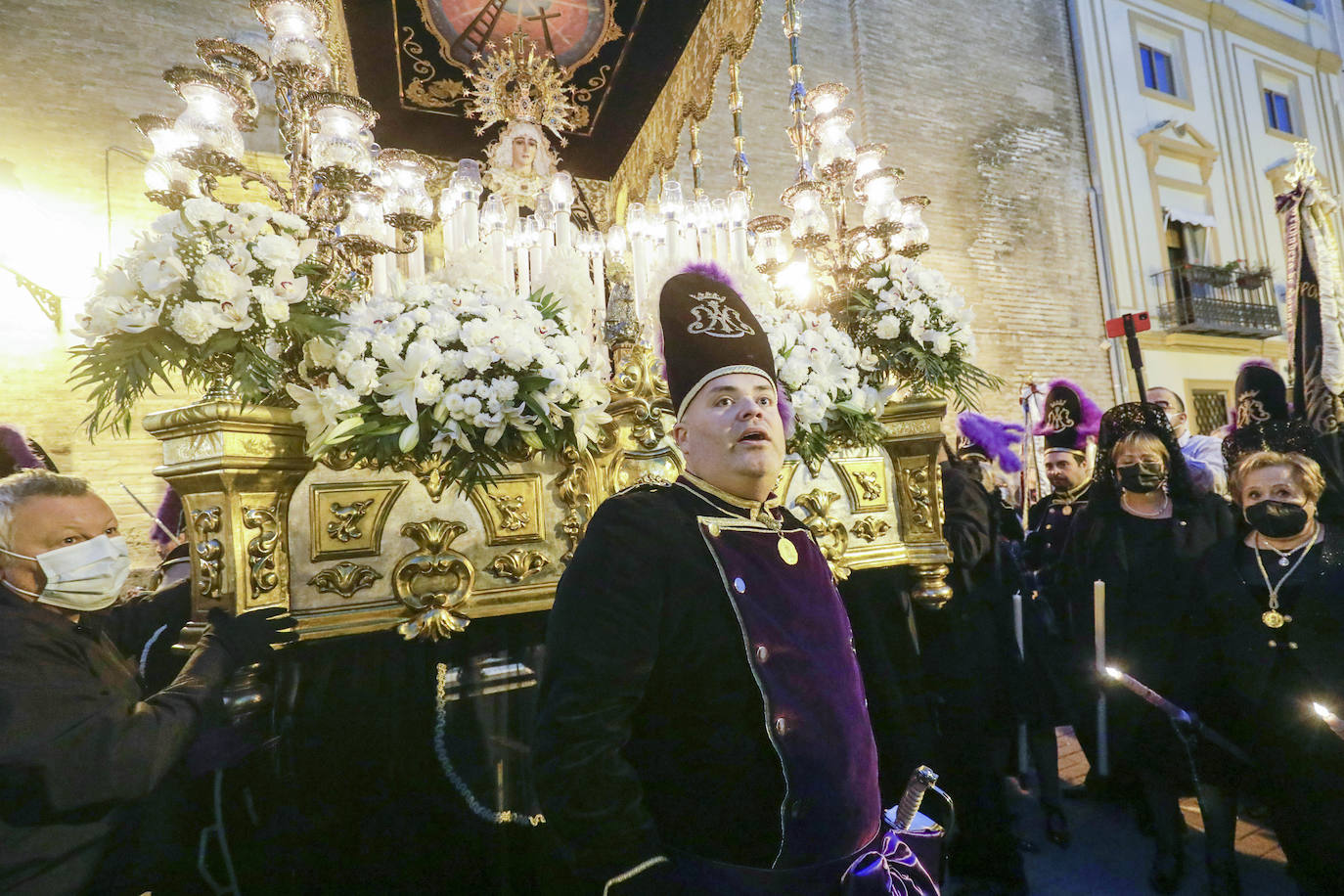 Fotos: Procesiones del Viernes de Dolor de la Semana Santa Marinera de Valencia