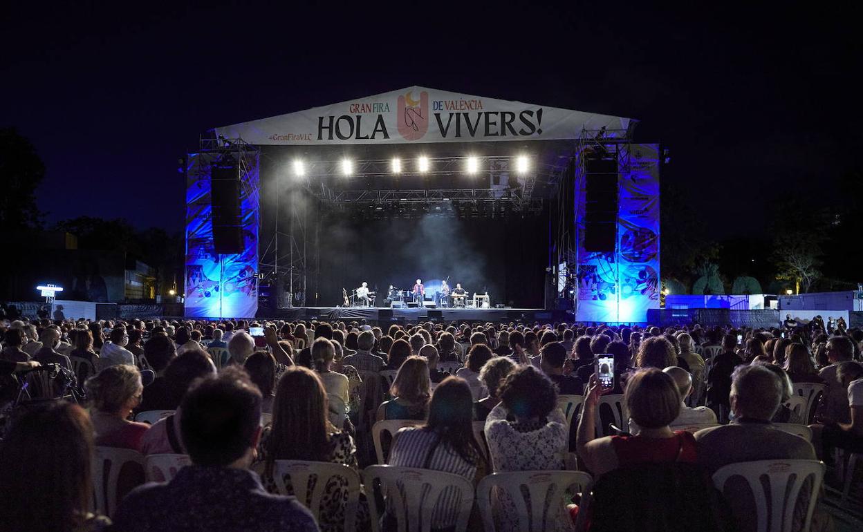 Concierto de Miguel Ríos el pasado verano en Viveros. 