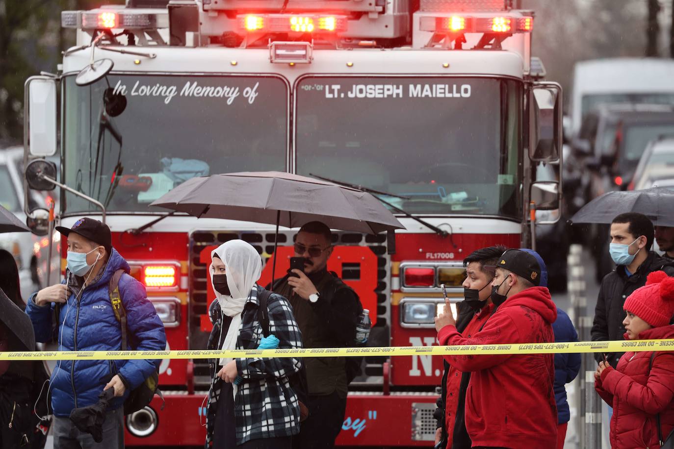 Fotos: Tiroteo en el metro de Nueva York