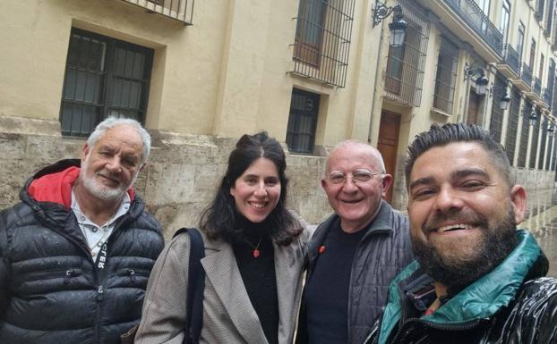 Manolo García, Marina Puche, Pepe Puche y Manolo García Lleonart.