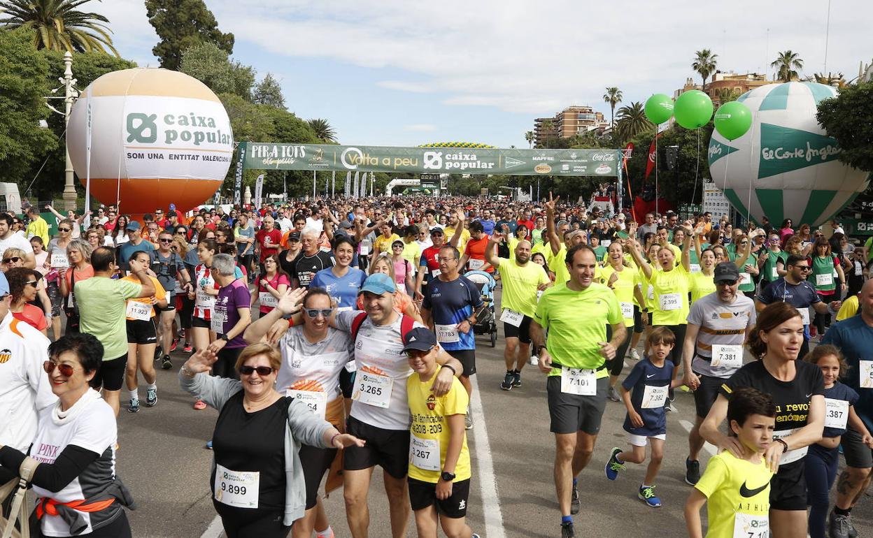 Valencia volverá a vivir una Volta a Peu multitudinaria como la de 2019. 