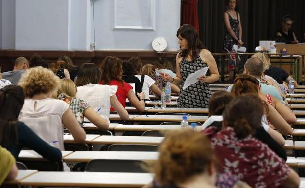 Oposición para profesores de Educacion Secundaria y Formacion Profesional en Valencia.