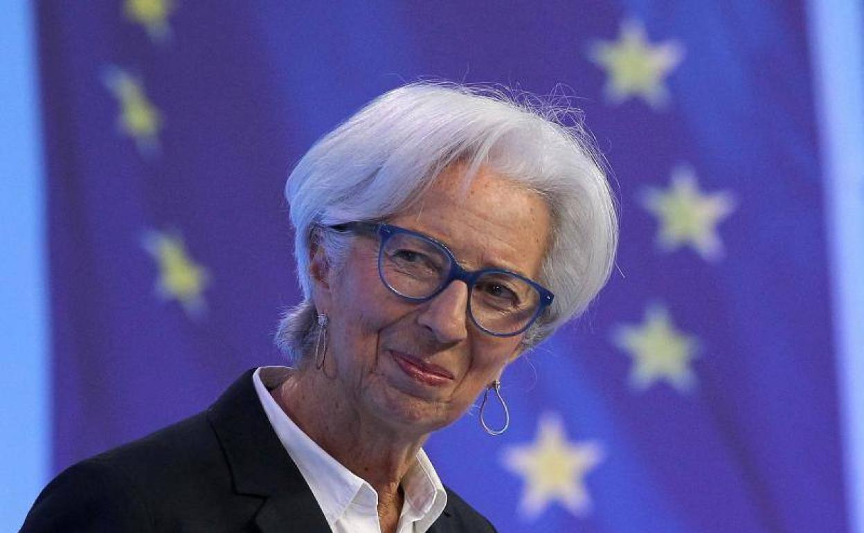 La presidenta del BCE, Christine Lagarde. 