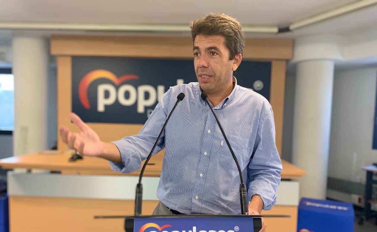 PP y Ciudadanos | Mazón interpela a Arrimadas ante el pacto de Cs en Orihuela para aplicar las políticas del tripartito