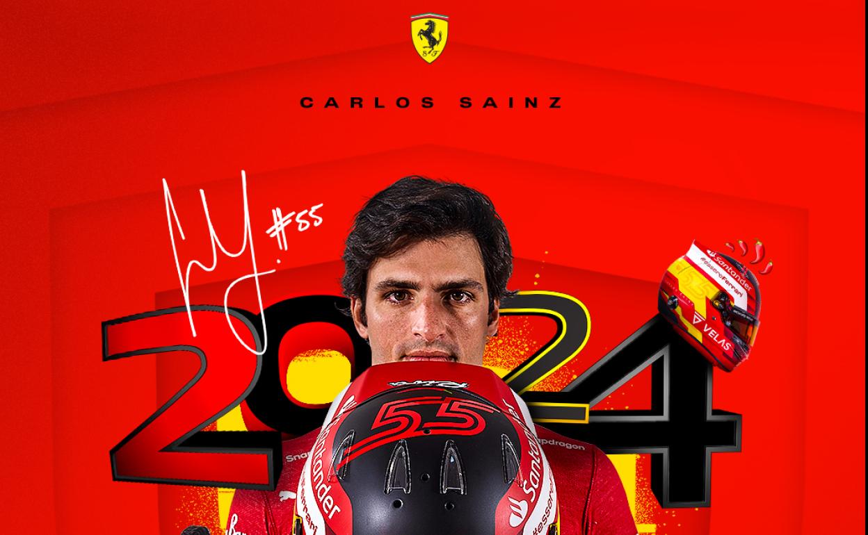 Carlos Sainz se gana la renovación con Ferrari hasta 2024