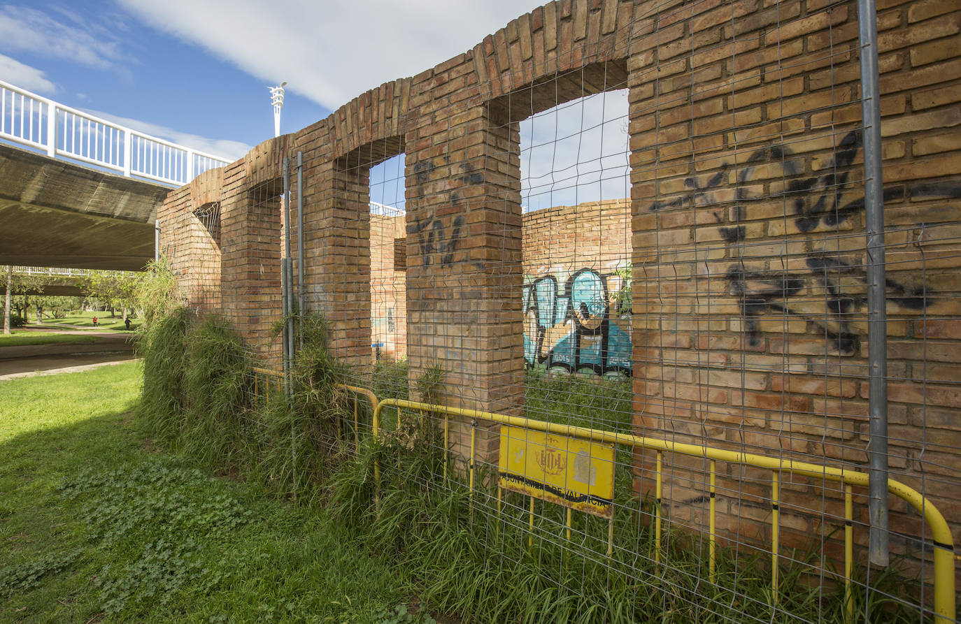 Fotos: El deterioro del Jardín del Turia de Valencia