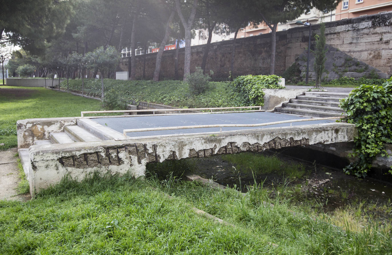 Fotos: El deterioro del Jardín del Turia de Valencia