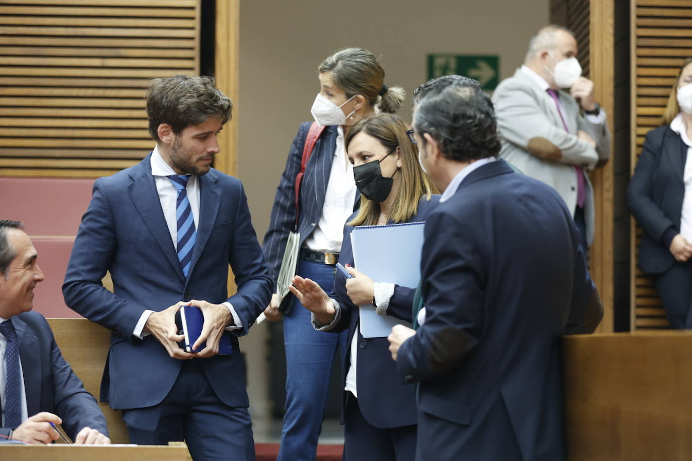 Sesión de control en Les Corts (21/04/2022). 