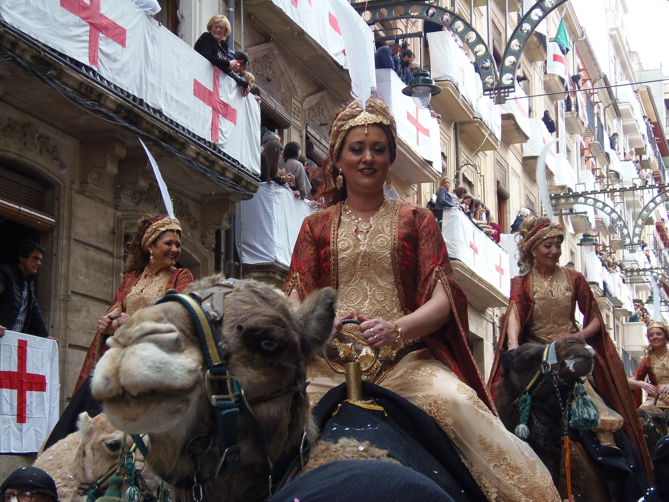 Parte del desfile de la capitanía mora.