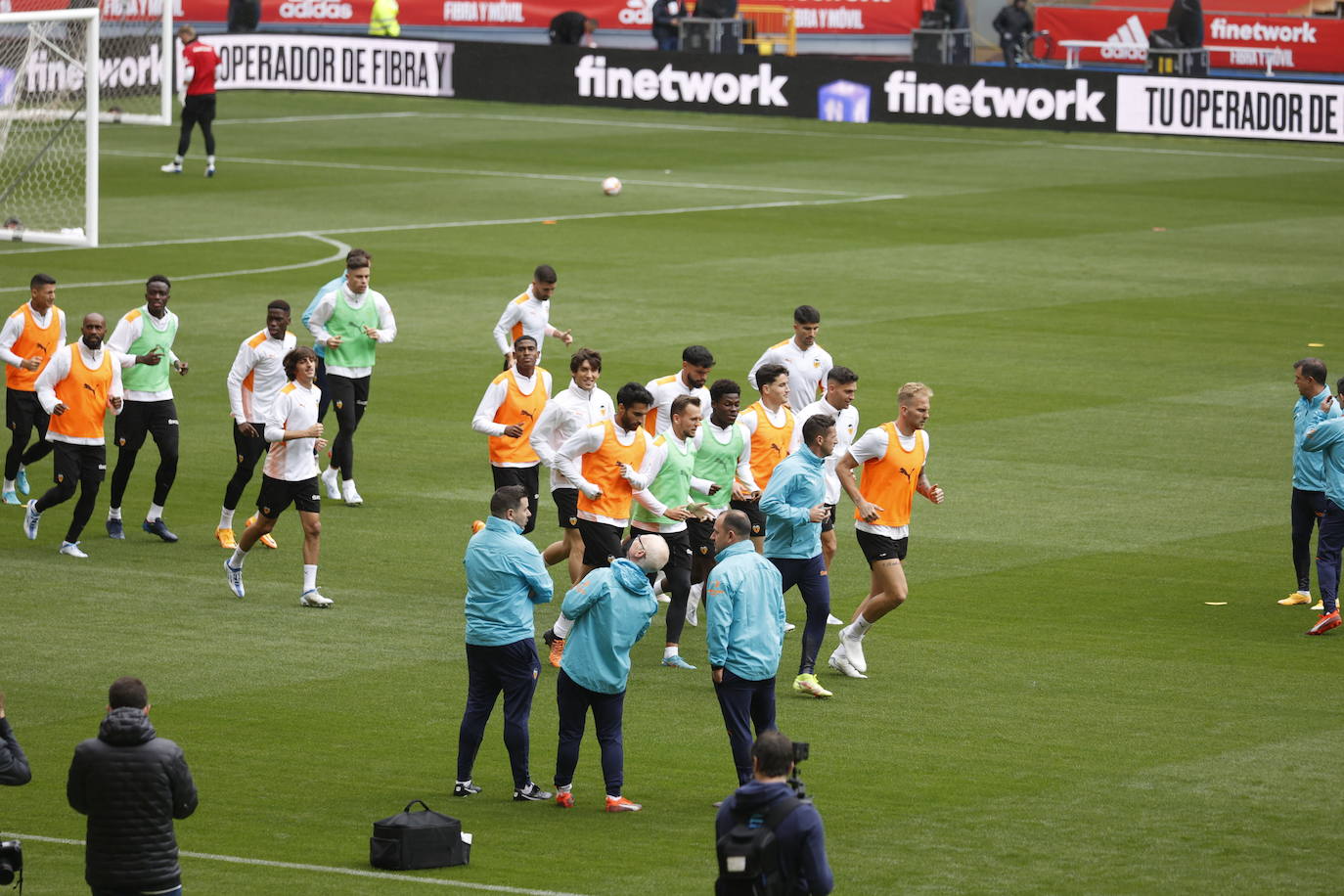 Fotos: Así ha sido el entrenamiento del Valencia previo a la final de Copa