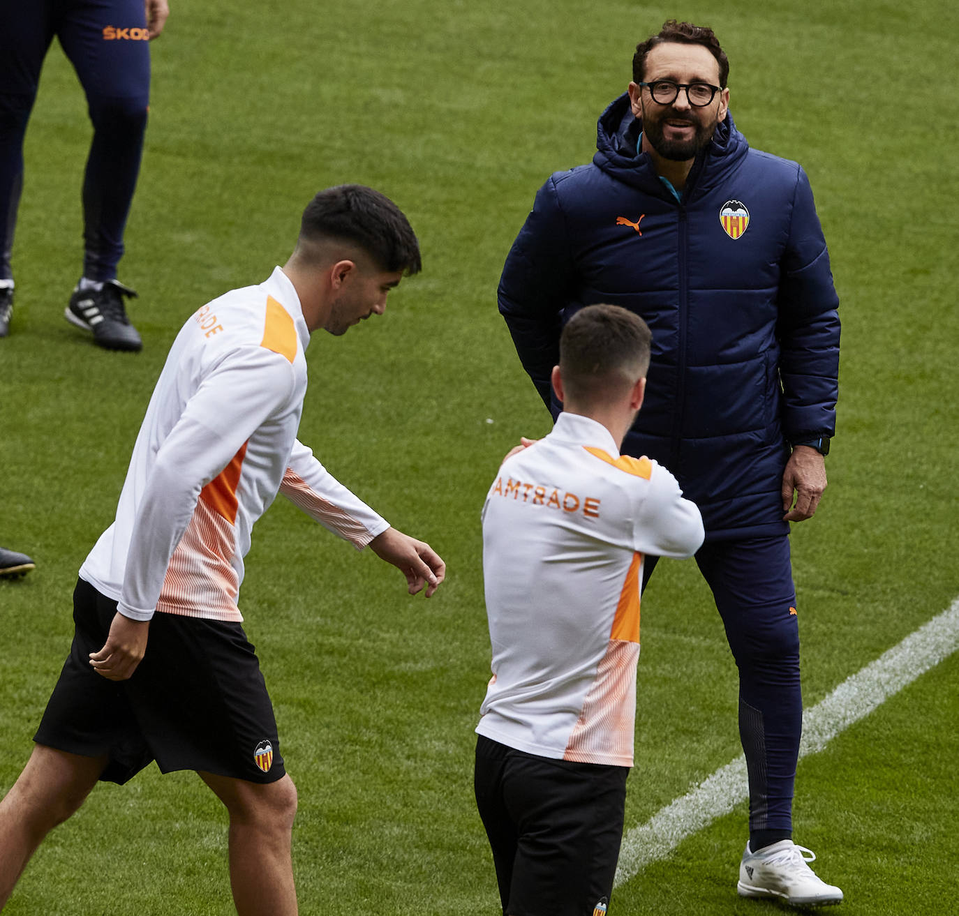 Fotos: Así ha sido el entrenamiento del Valencia previo a la final de Copa