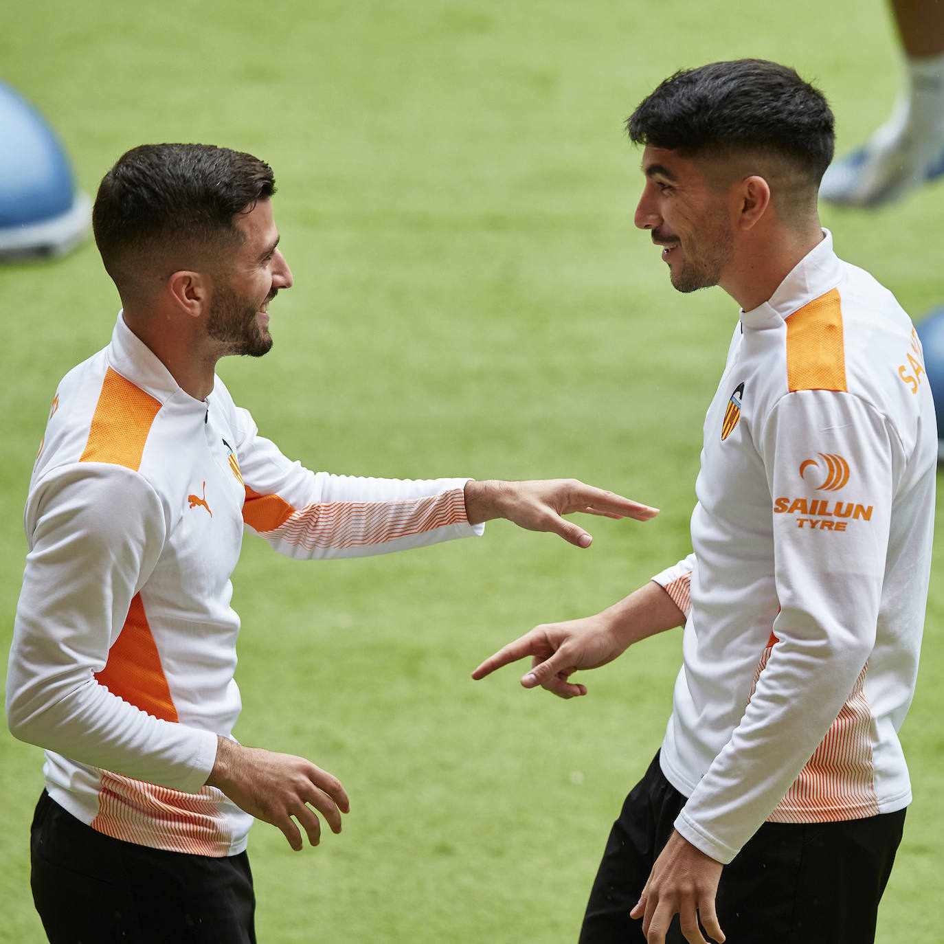 Fotos: Así ha sido el entrenamiento del Valencia previo a la final de Copa