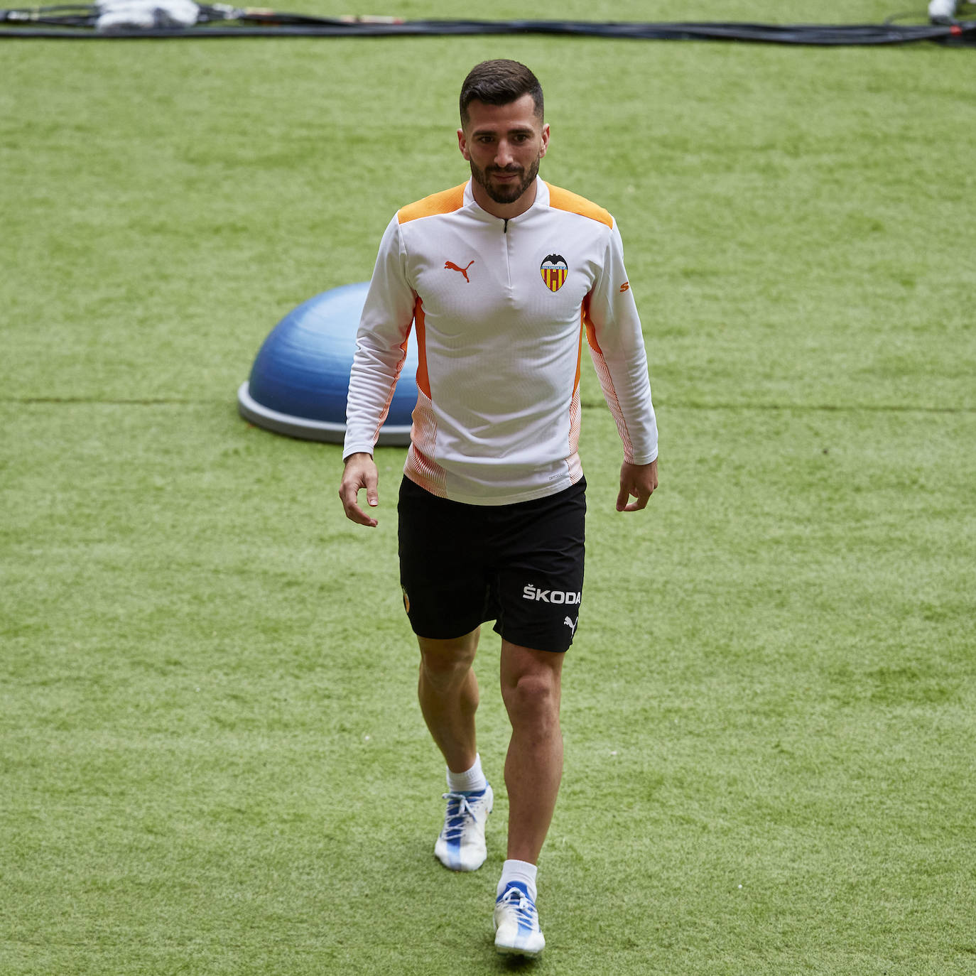 Fotos: Así ha sido el entrenamiento del Valencia previo a la final de Copa