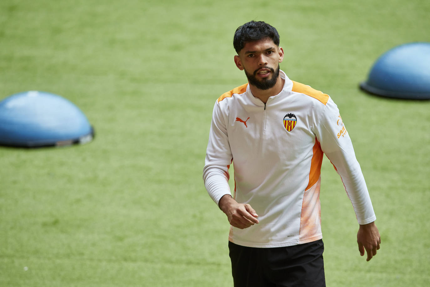 Fotos: Así ha sido el entrenamiento del Valencia previo a la final de Copa