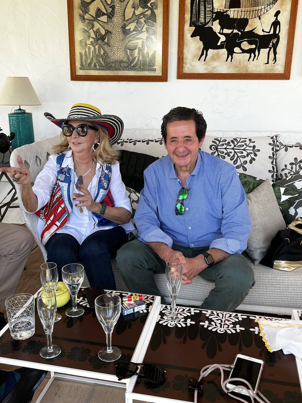 Mayrén Beneyto con José Miguel Lainez en Denia