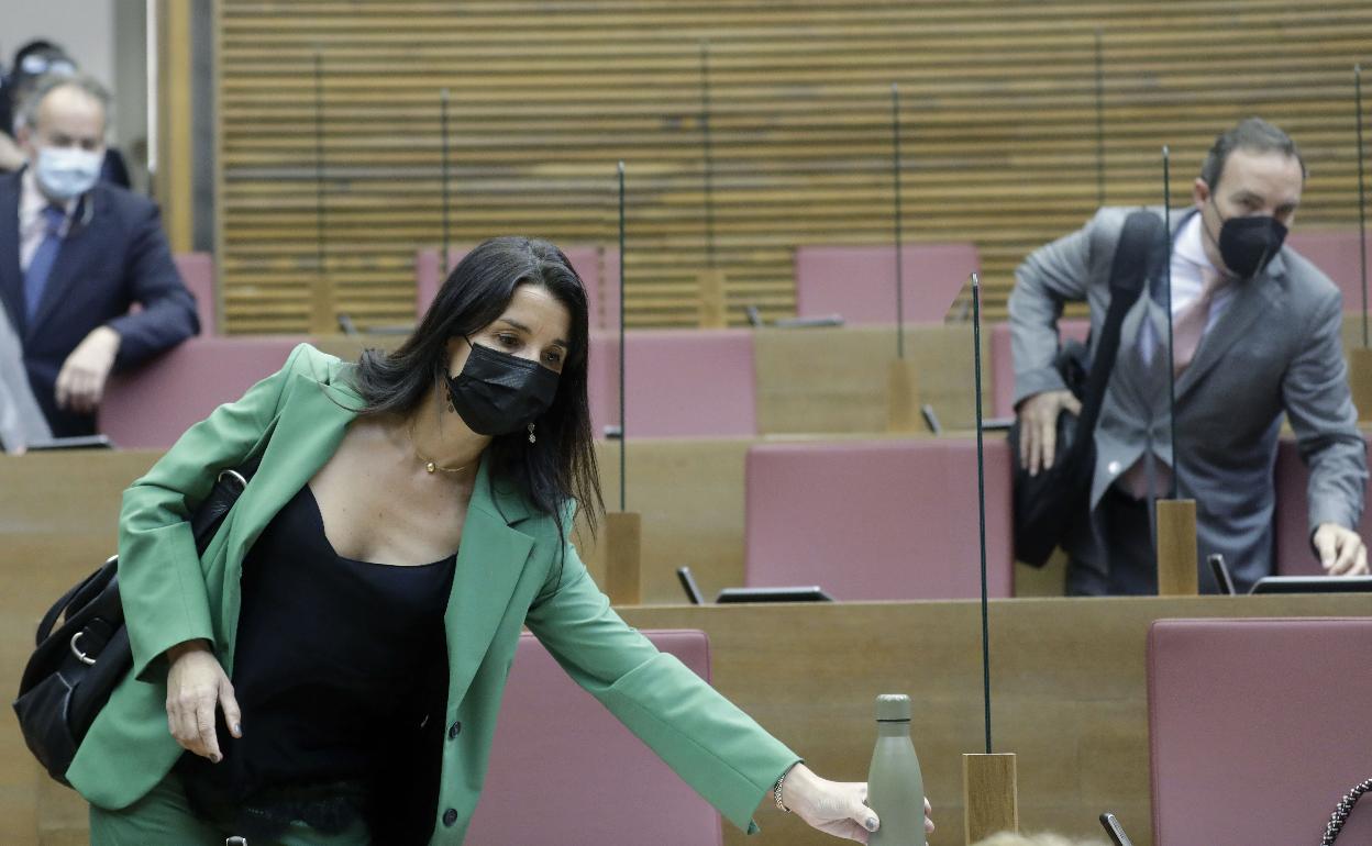 La portaoz de Ciudadanos en Les Corts, Ruth Merino.