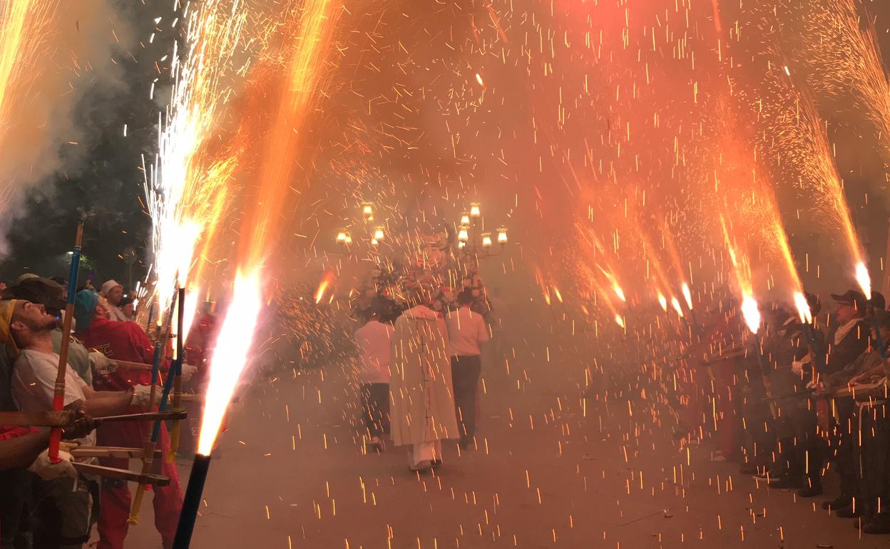 Procesión del Fuego de Benifaió. 