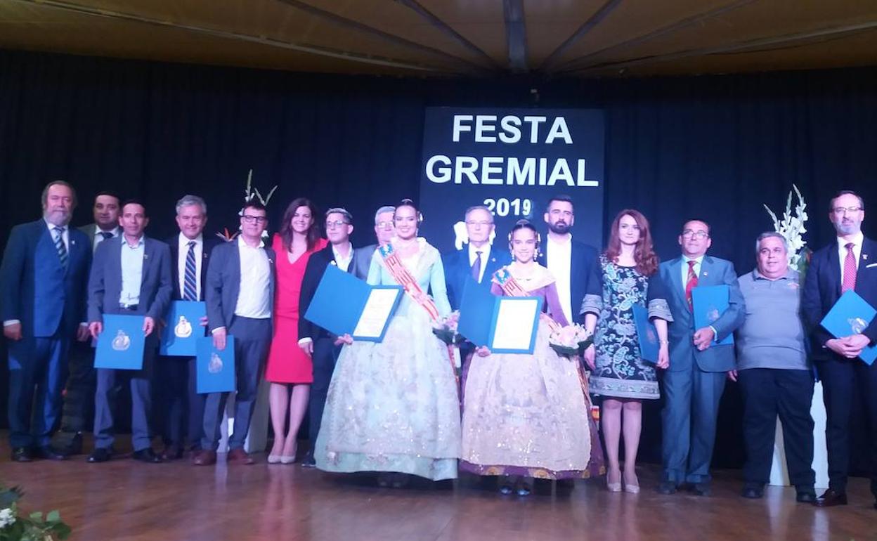 Fiesta del gremio de artistas falleros de 2019. 