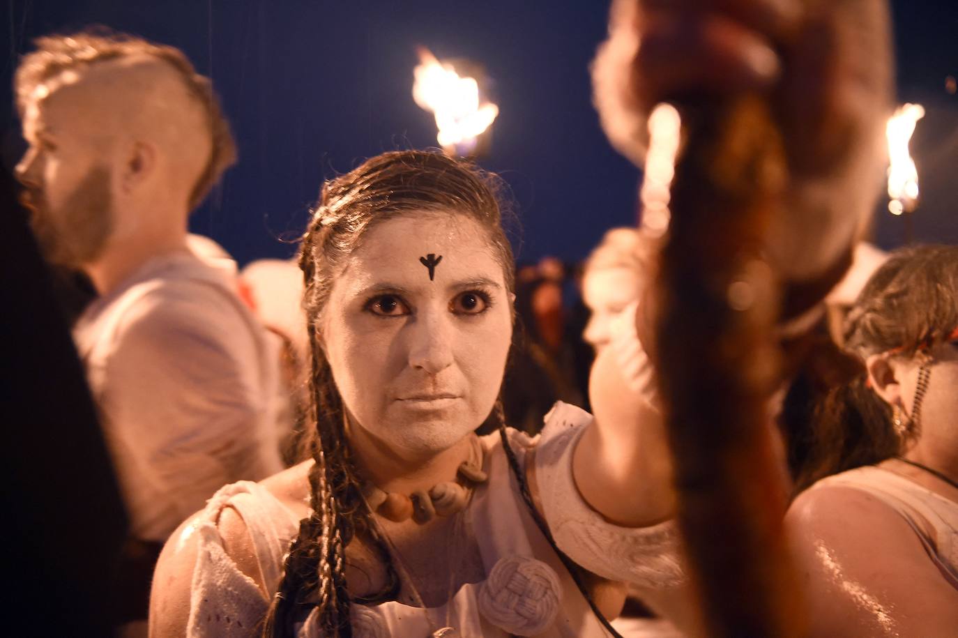 Fotos: Así es el Festival del Fuego de Beltane, el ritual que marca el inicio del verano