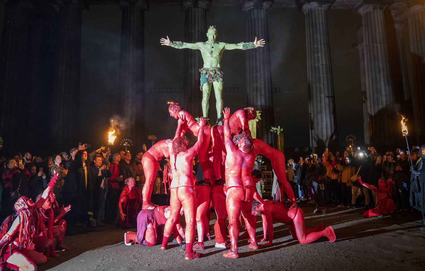 Fotos: Así es el Festival del Fuego de Beltane, el ritual que marca el inicio del verano
