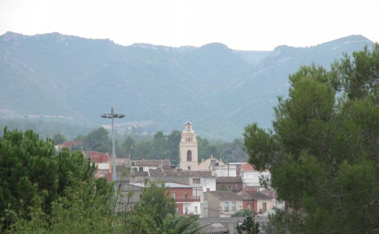 Vista general del municipio de Barxeta. 