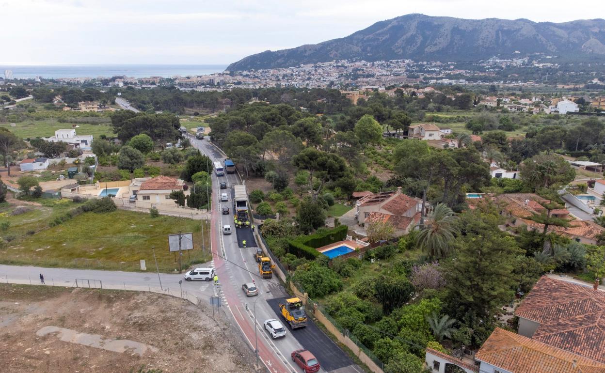 Imagen de las primeras fases de la obra iniciada el jueves
