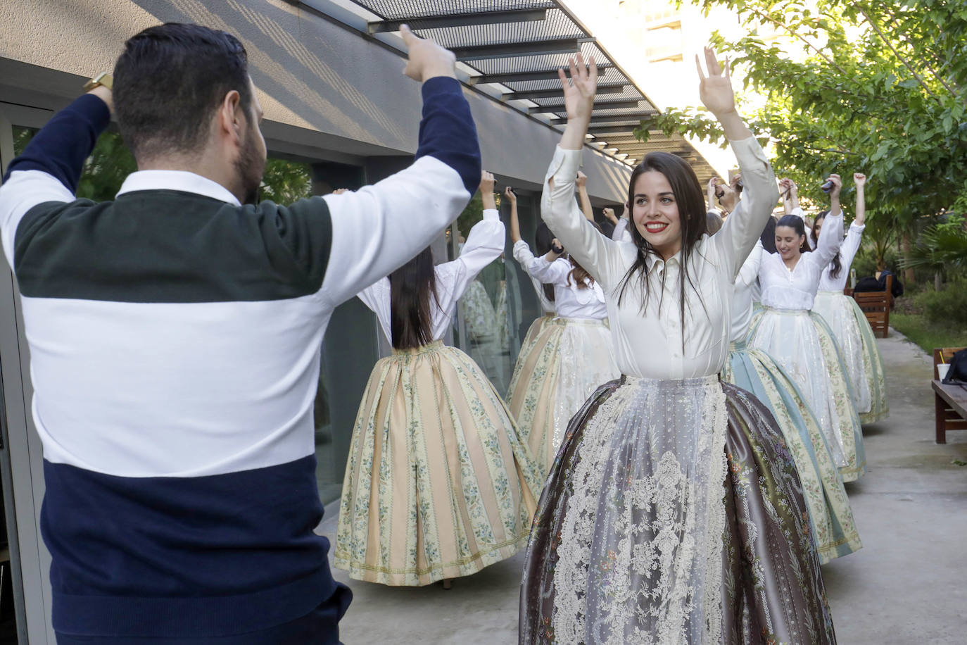 Fotos: Ensayo de la Dansà 2022 en honor a la Virgen de los Desamparados