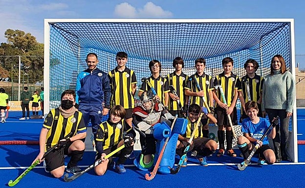 El flamante campeón de la liga en categoría infantil. 