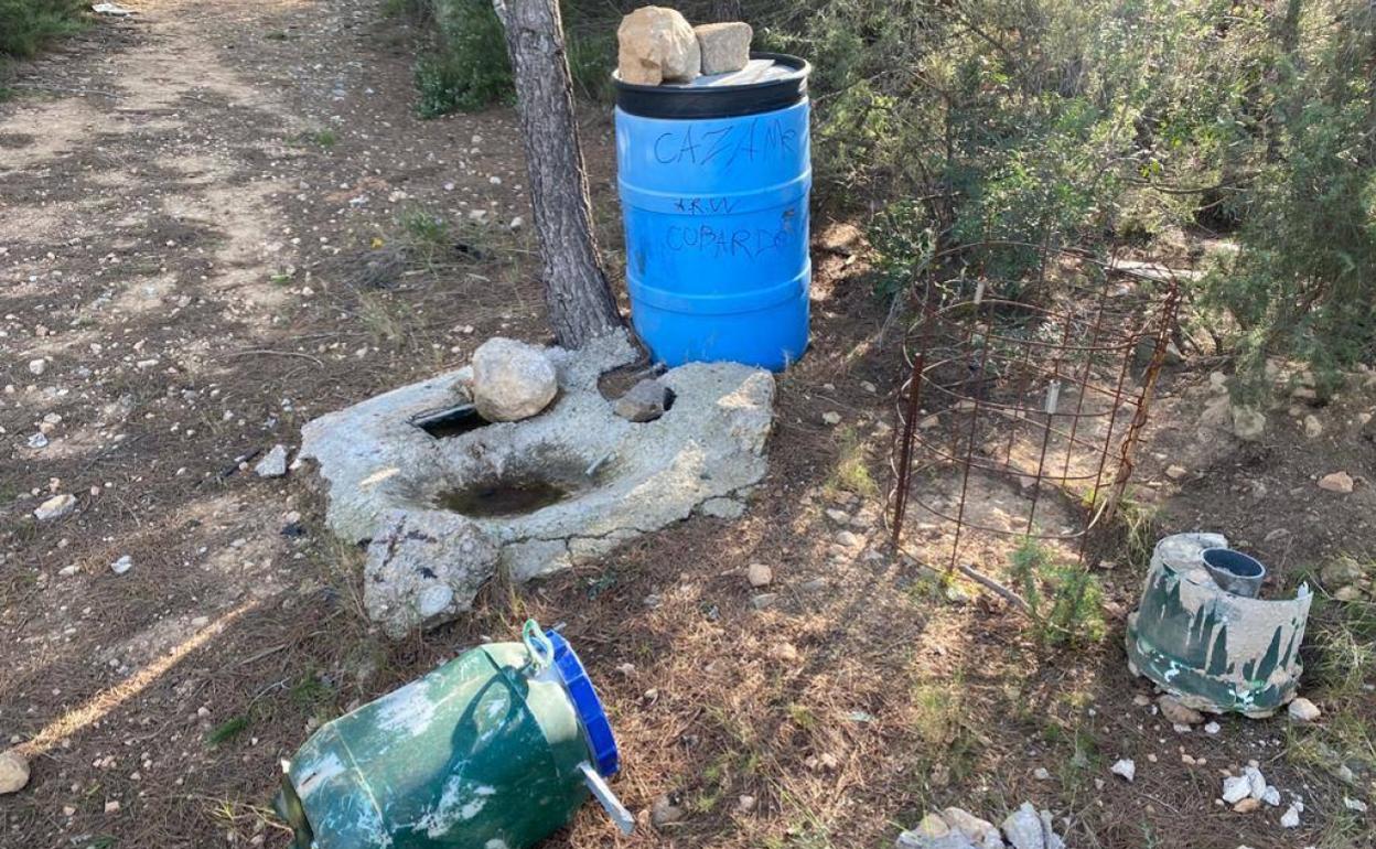 Daños efectuados en el coto de caza de Pedralba. 