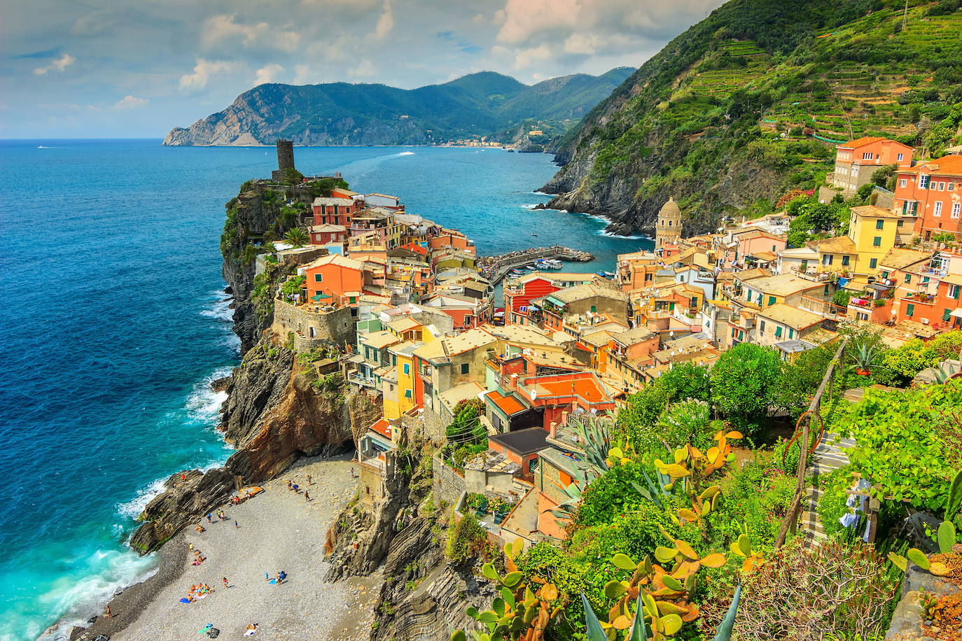 Manarola (Italia).