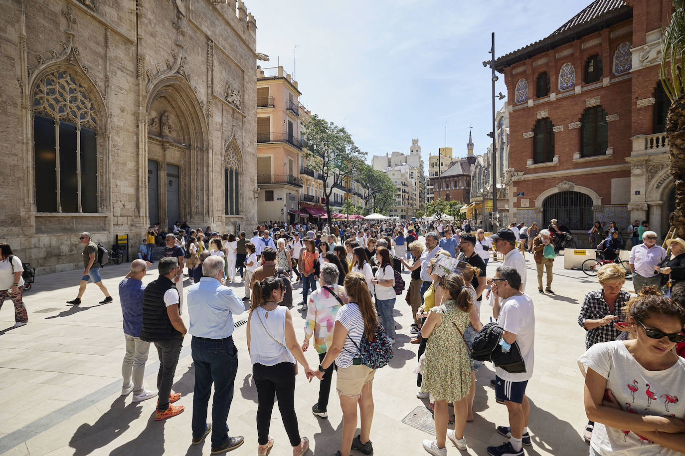 Fotos: Los turistas llenan el centro de Valencia