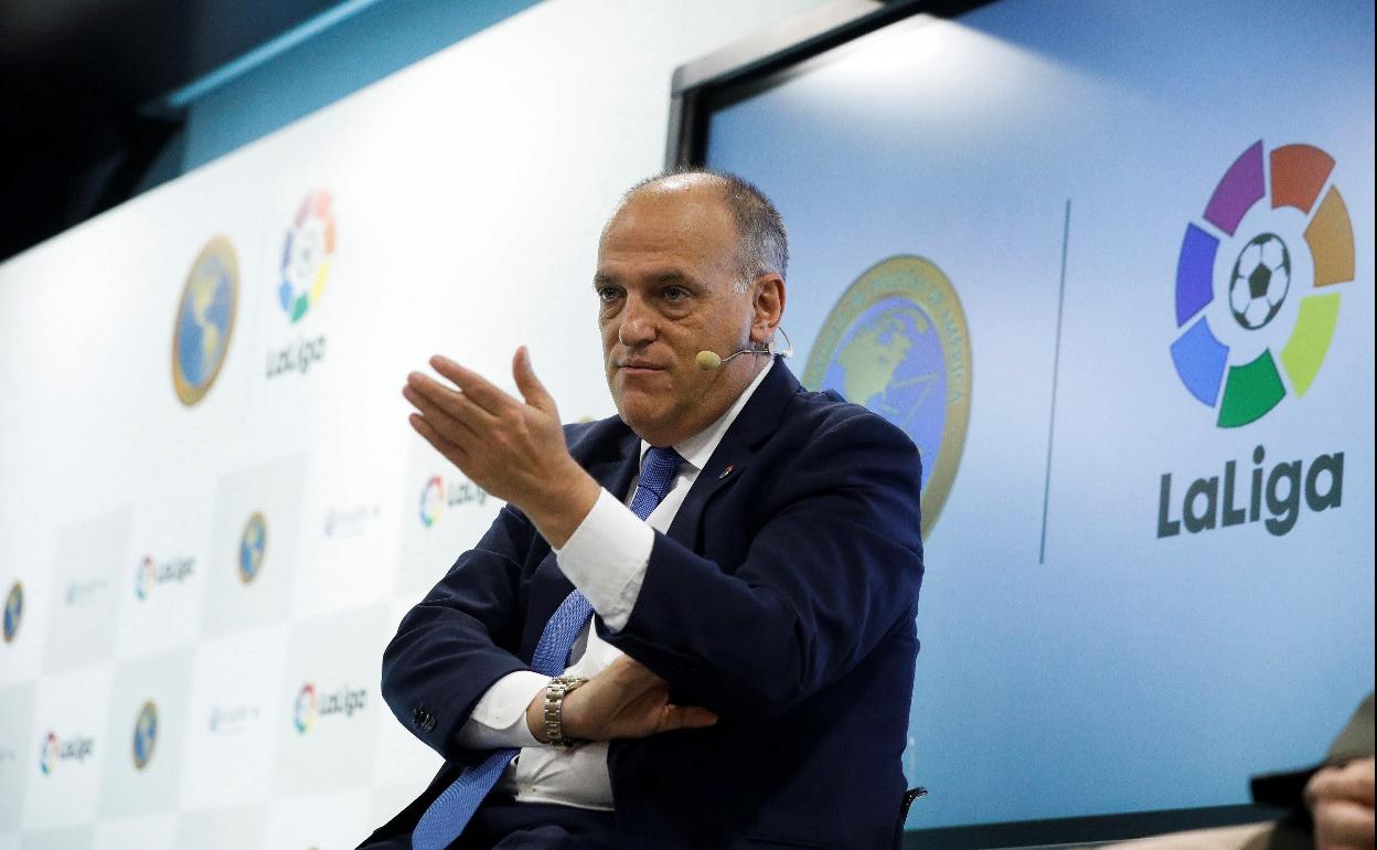 Javier Tebas, presidente de LaLiga.