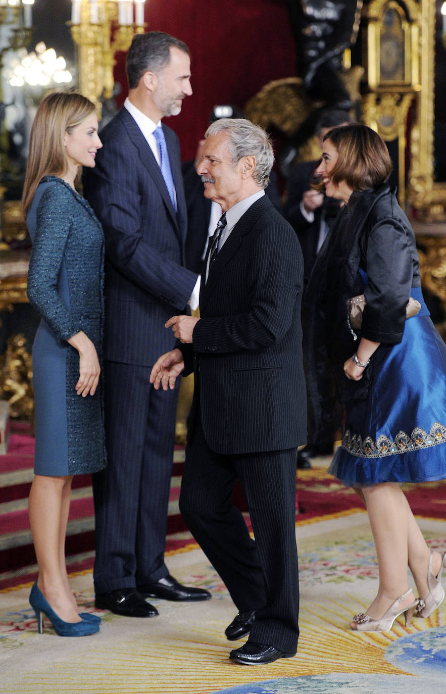 Jesús Mariñas durante la recepción de los reyes, a 12 de octubre de 2010, en Madrid