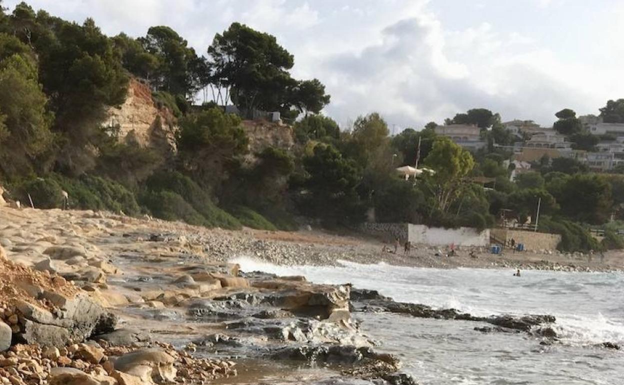 Cala del Baladrar de Benissa. 