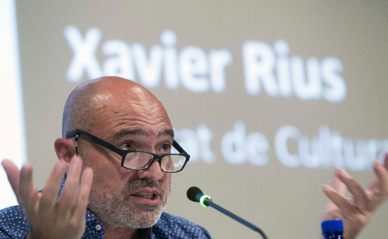 Xavier Rius, diputado de Cultura y portavoz de Compromís. 