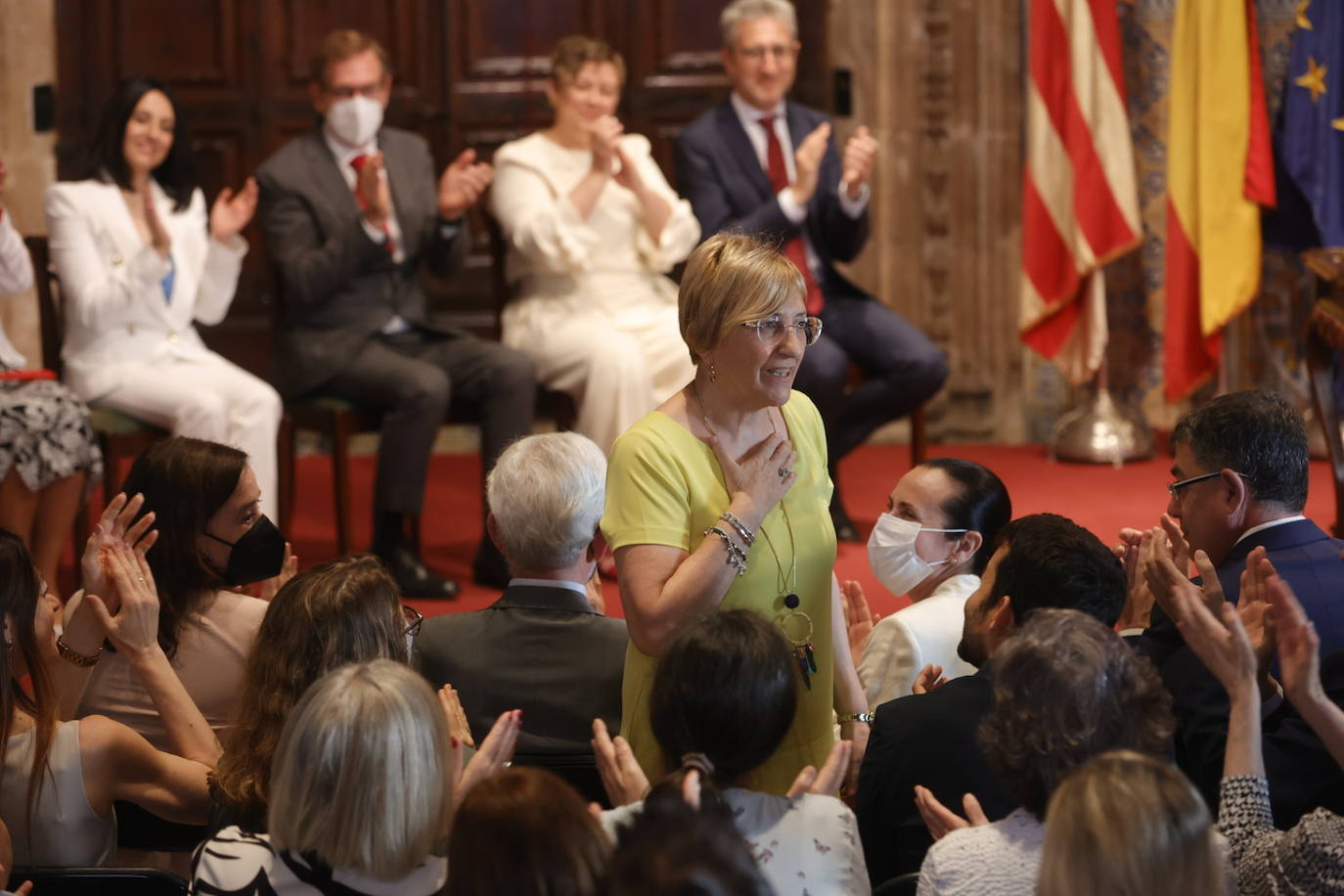 Los nuevos responsables de Educación, Sanidad, Hacienda, Política Territorial e Innovación acceden a sus cargos tras la remodelación del Consell realizada por el presidente de la Generalitat, Ximo Puig.