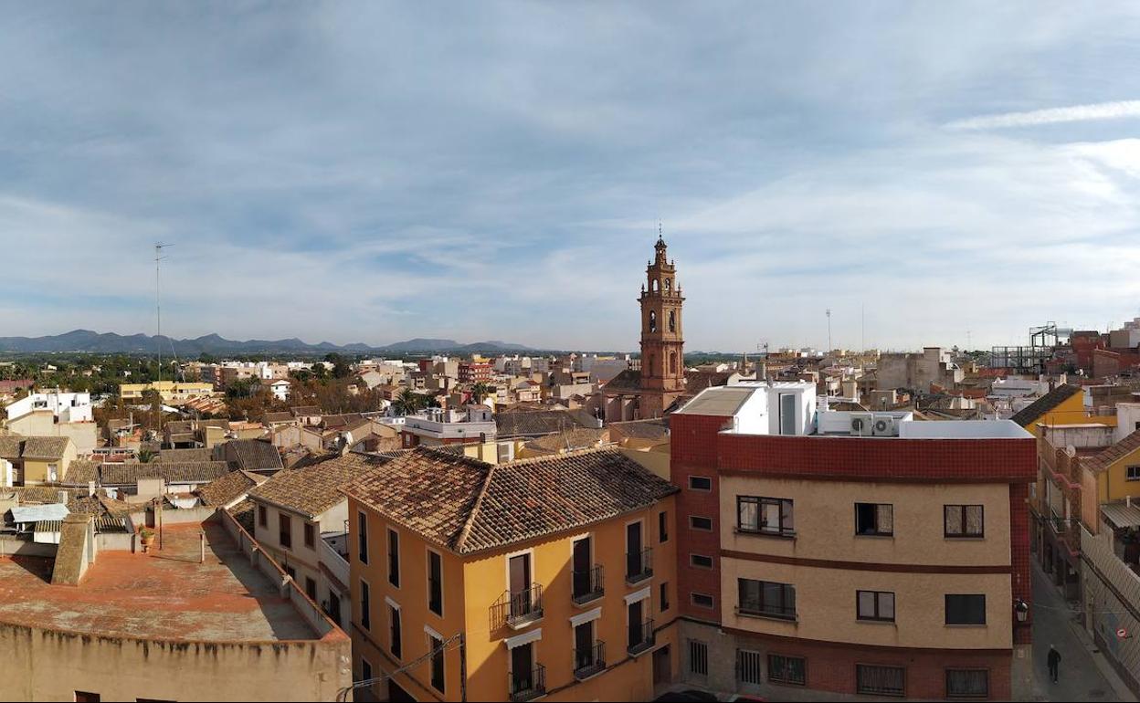 Vista general de Bétera, cuya alcaldesa ha manifestado su deseo de presentarse de nuevo. 