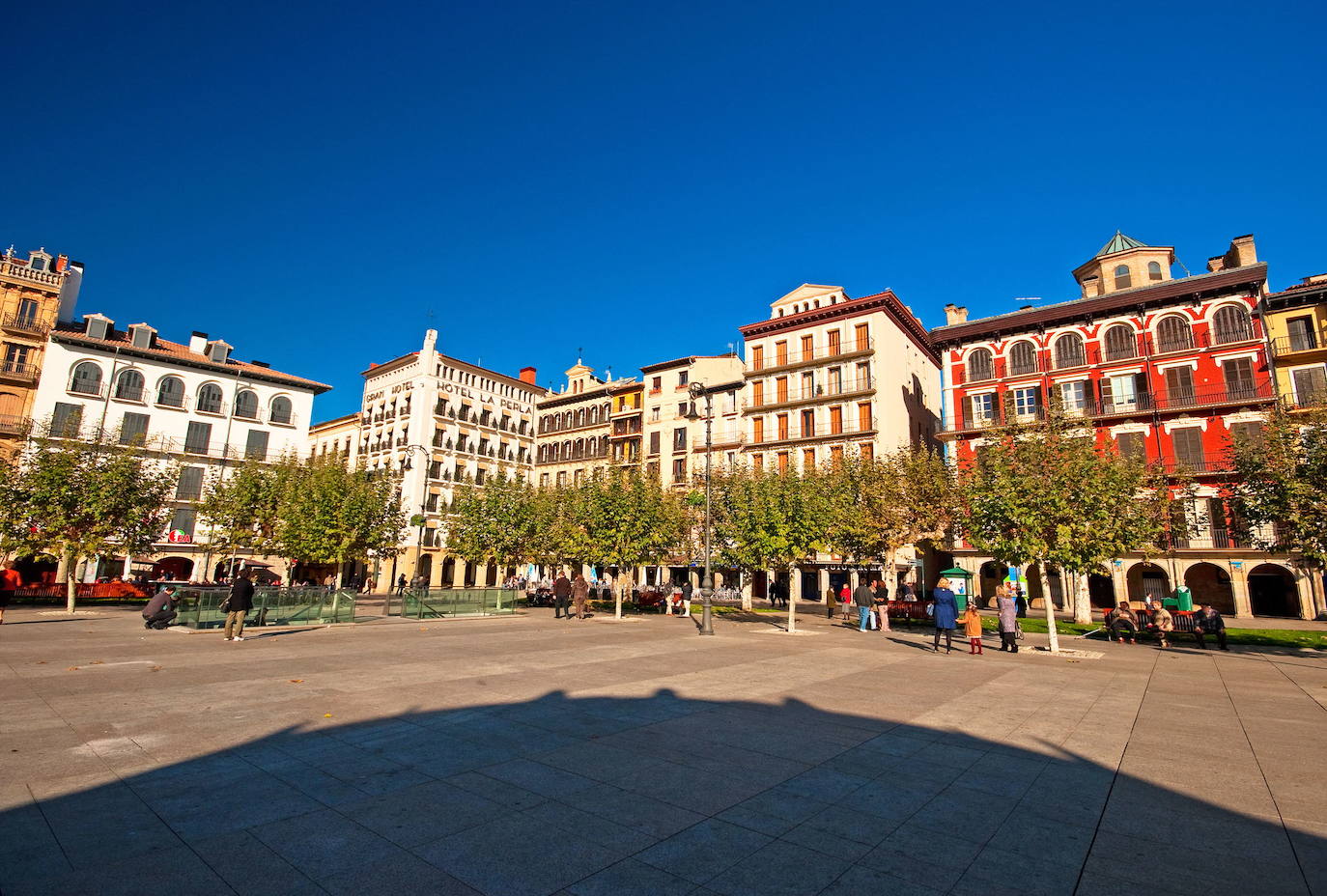 Plaza del Castillo, Pamplona. 