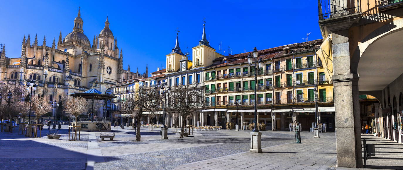 Plaza Mayor, Segovia. 