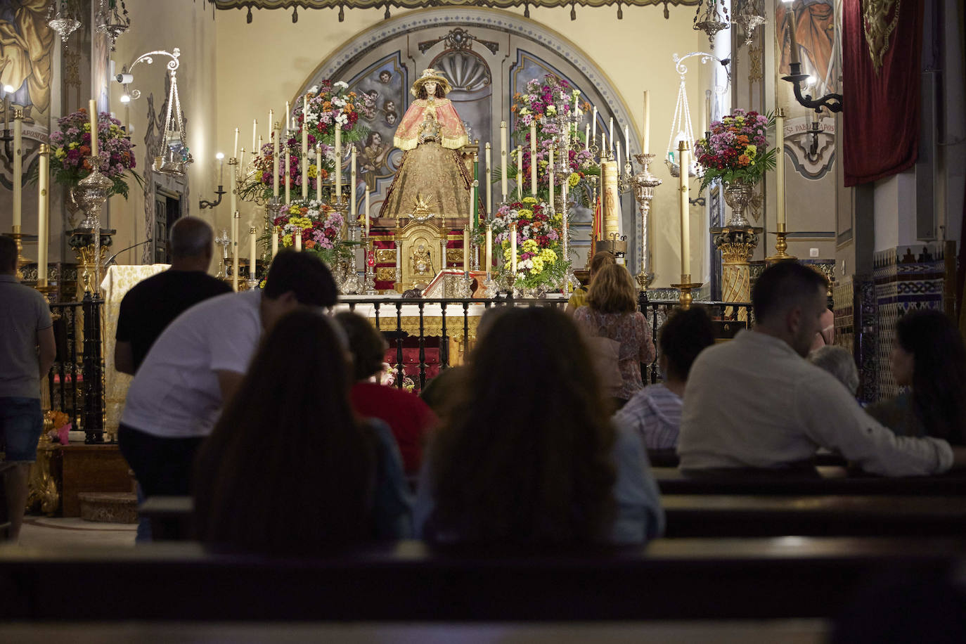 Fotos: Imágenes de la Virgen del Rocío vestida de Pastora para el Traslado al santuario 2022