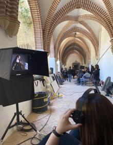 Imagen secundaria 2 - El monasterio en el que rueda Paco Plaza.