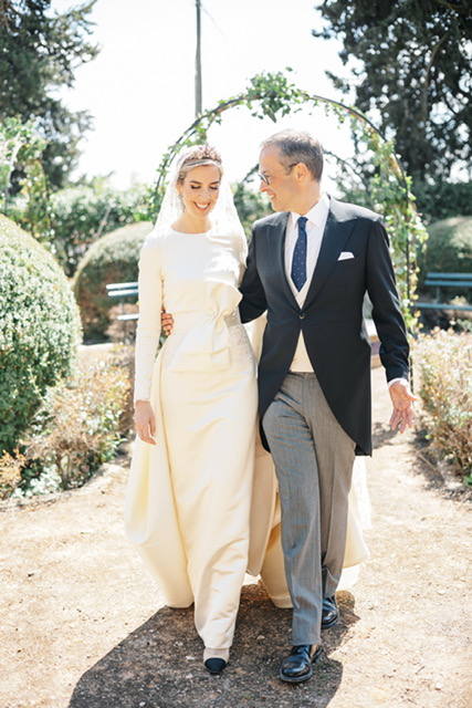 Alicia Mascort y Francisco Javier Díez, recién casados.