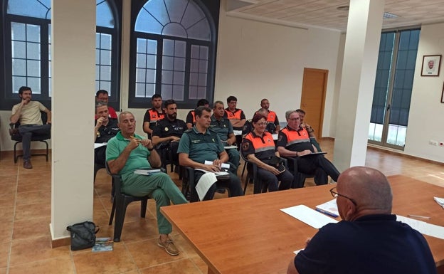 Un momento de la reunión de coordinación celebrada en Jesús Pobre. 