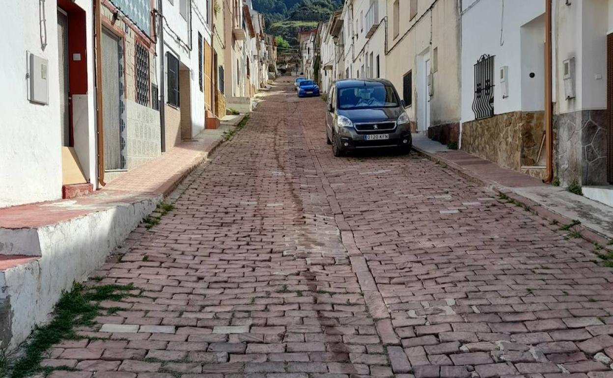 Una calle de Marines viejo. 