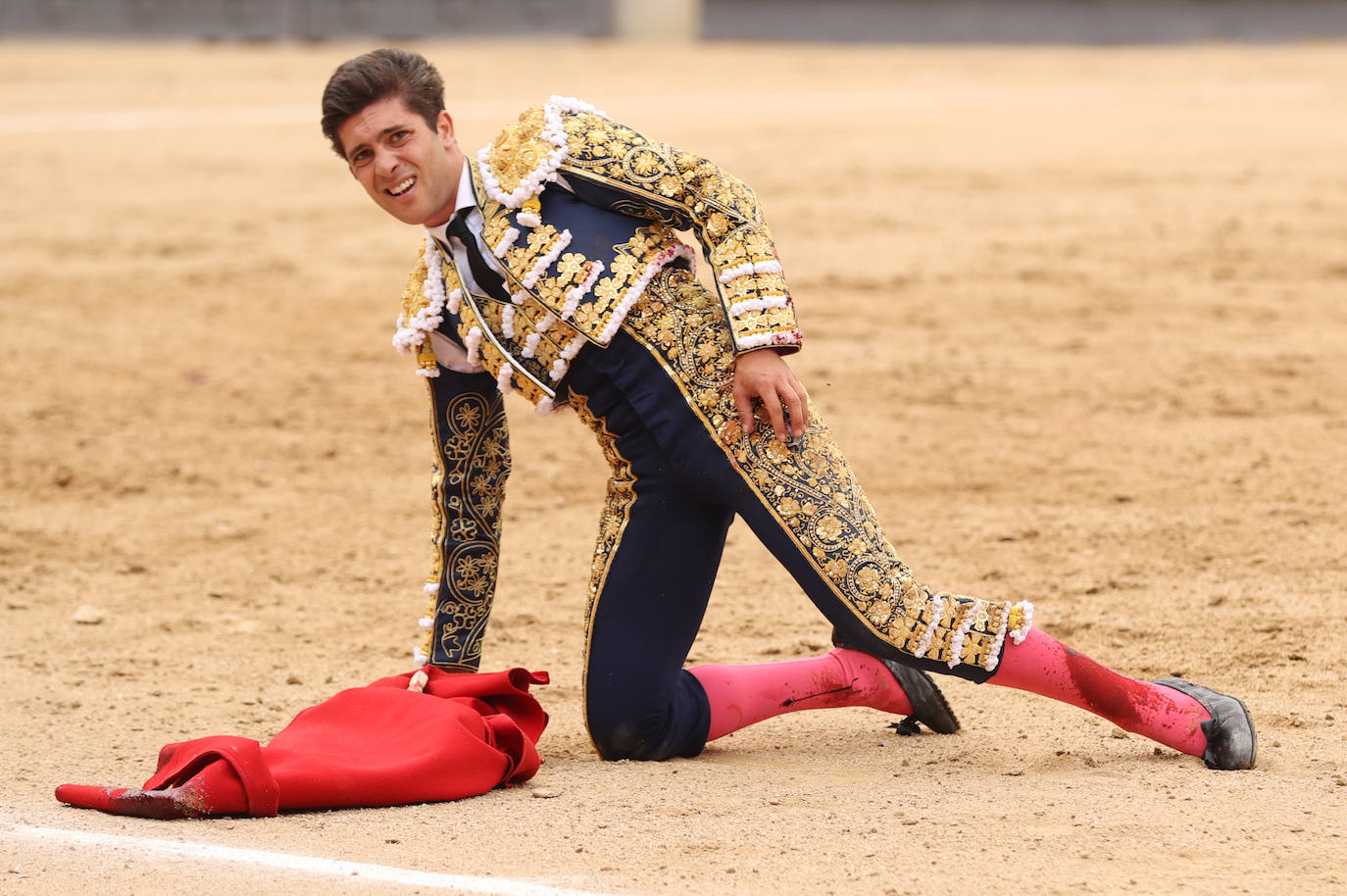 Cogida de Rafael González en Las Ventas. 