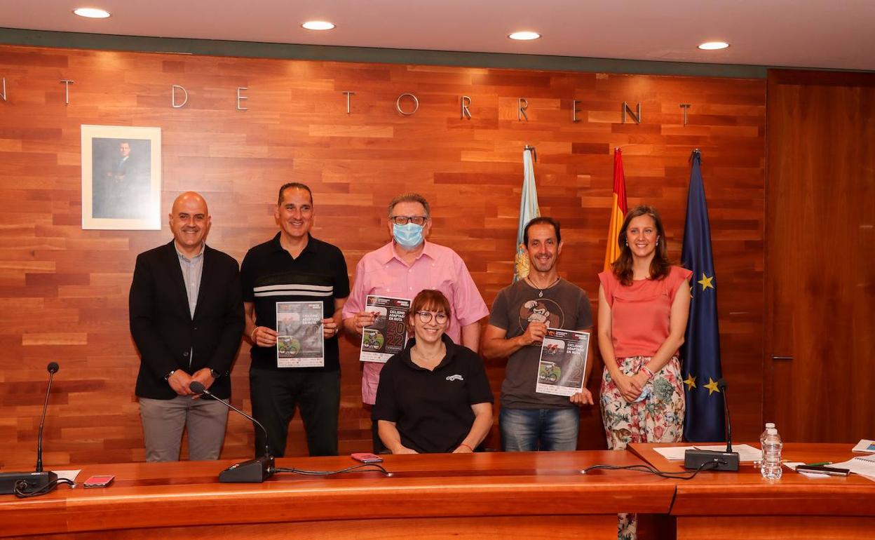 La presentación de la competición, con Ruth Aguilar y Ángel Casero.  